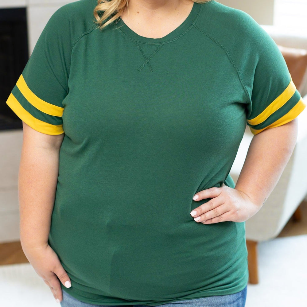 
                      
                        Kylie Tee - Green Bay Green and Yellow
                      
                    