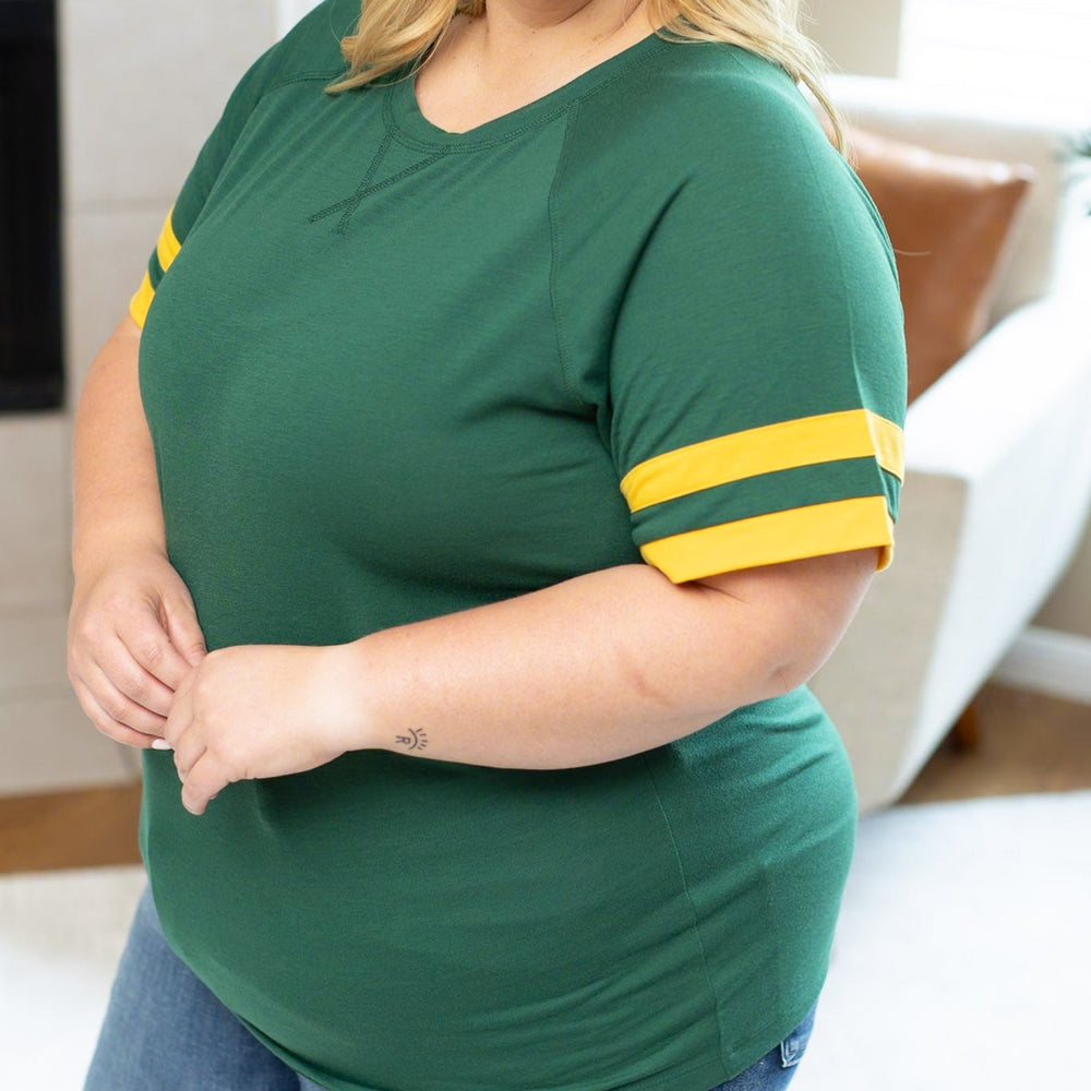 
                      
                        Kylie Tee - Green Bay Green and Yellow
                      
                    