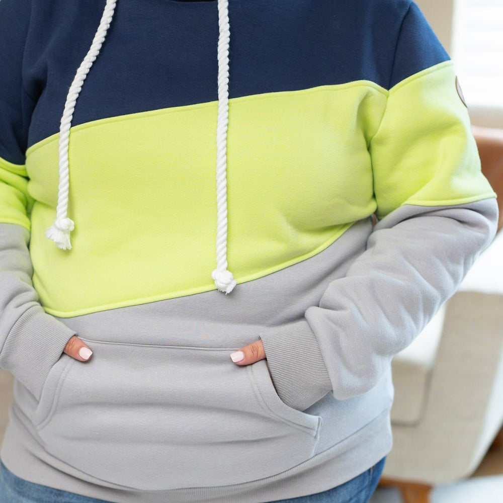 
                      
                        Lizzie Women's Hoodie | Seattle Navy, Lime, Grey
                      
                    