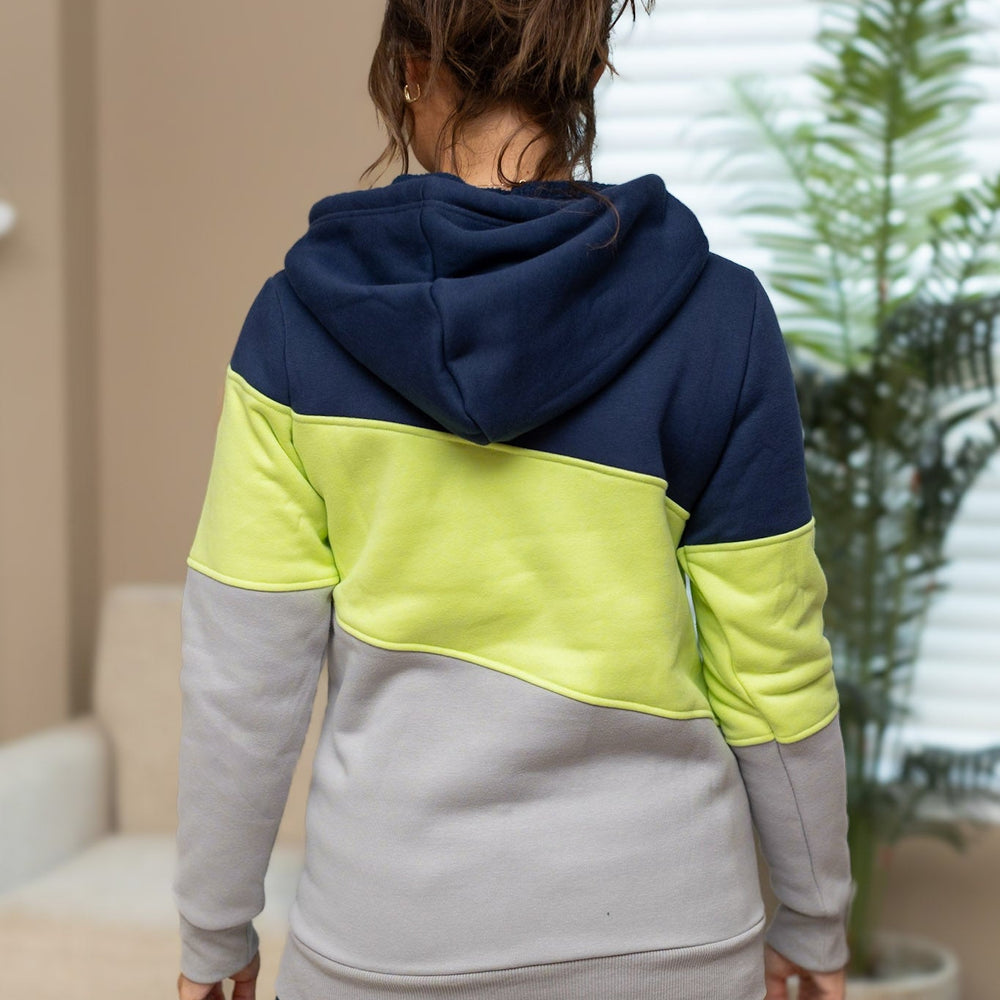 
                      
                        Lizzie Women's Hoodie | Seattle Navy, Lime, Grey
                      
                    