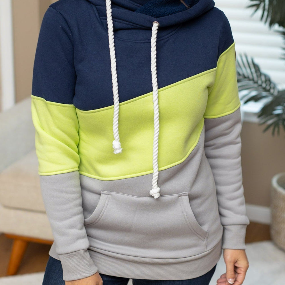 
                      
                        Lizzie Women's Hoodie | Seattle Navy, Lime, Grey
                      
                    