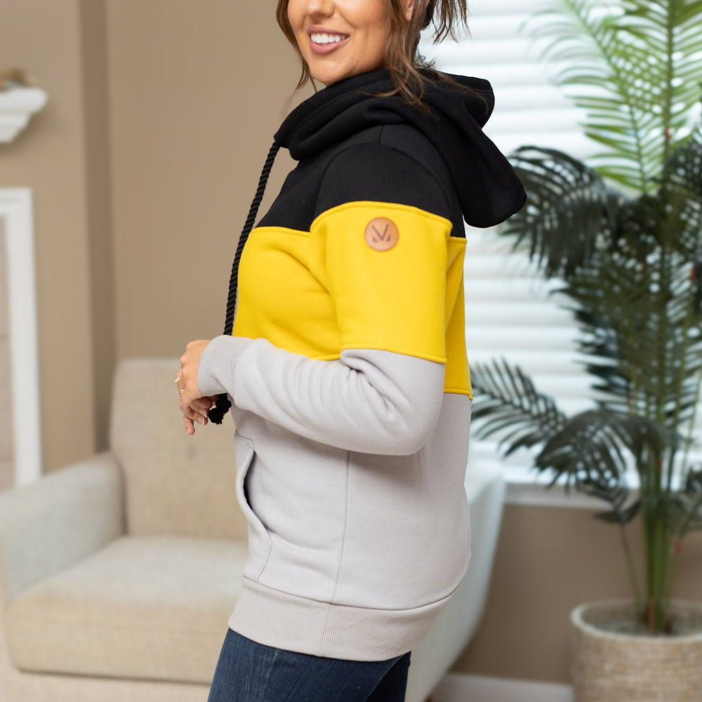 
                      
                        Lizzie Women's Hoodie | Pittsburgh Black, Yellow, Grey
                      
                    