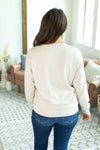 Michelle Mae Corrine Ribbed Pullover Top - Oatmeal