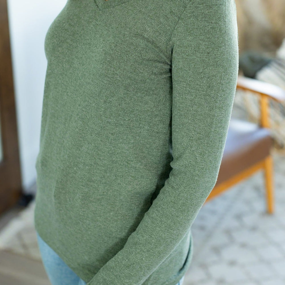 
                      
                        Leah Long Sleeve Top - Green
                      
                    