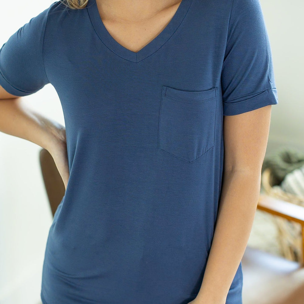 
                      
                        Sophie Pocket Tee - Blue
                      
                    