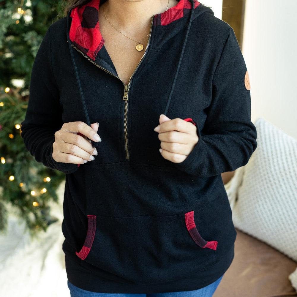 
                      
                        Avery Accent HalfZip Hoodie - Buffalo Plaid
                      
                    