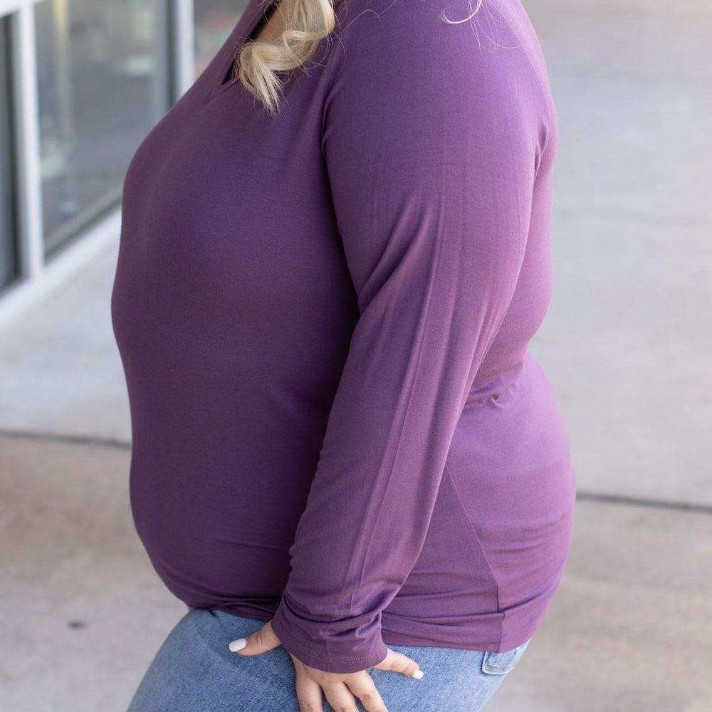 
                      
                        Larissa Long Sleeve - Purple
                      
                    