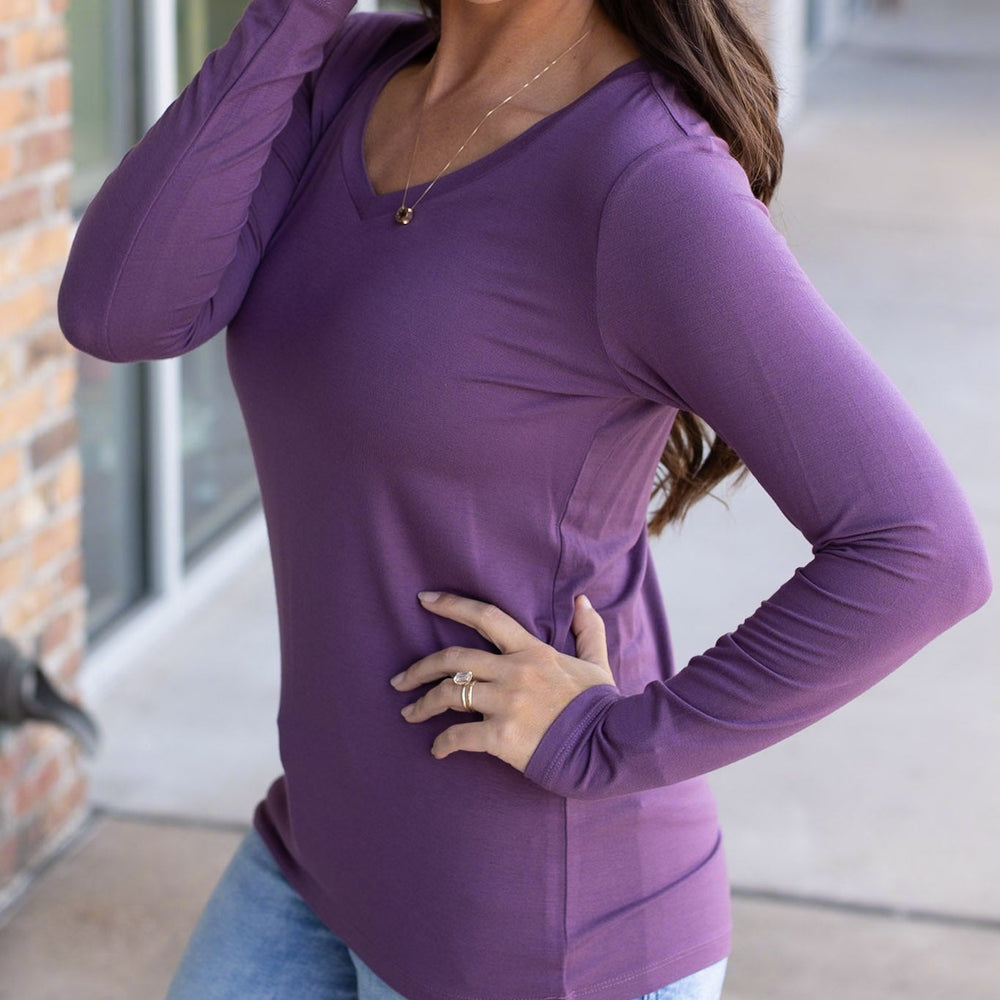 
                      
                        Larissa Long Sleeve - Purple
                      
                    