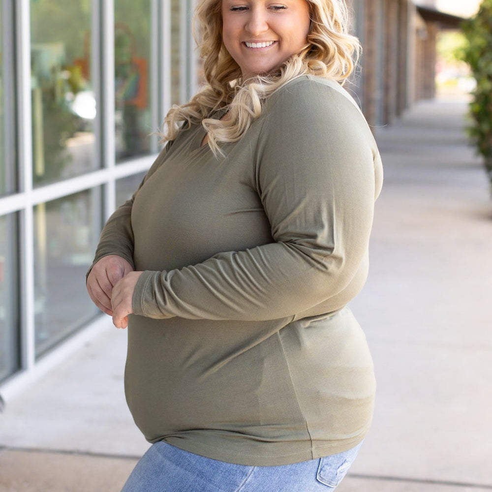 
                      
                        Larissa Long Sleeve - Olive
                      
                    