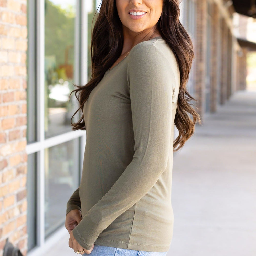 
                      
                        Larissa Long Sleeve - Olive
                      
                    