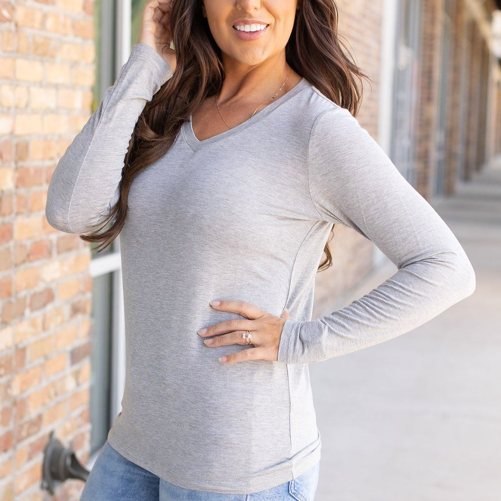 
                      
                        Larissa Long Sleeve - Light Grey
                      
                    