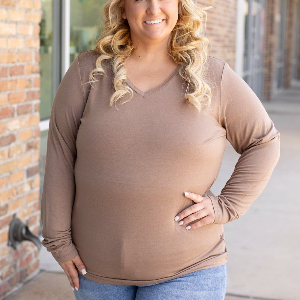 
                      
                        Larissa Long Sleeve - Mocha
                      
                    