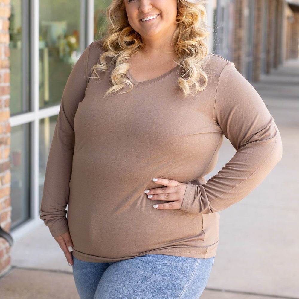 
                      
                        Larissa Long Sleeve - Mocha
                      
                    