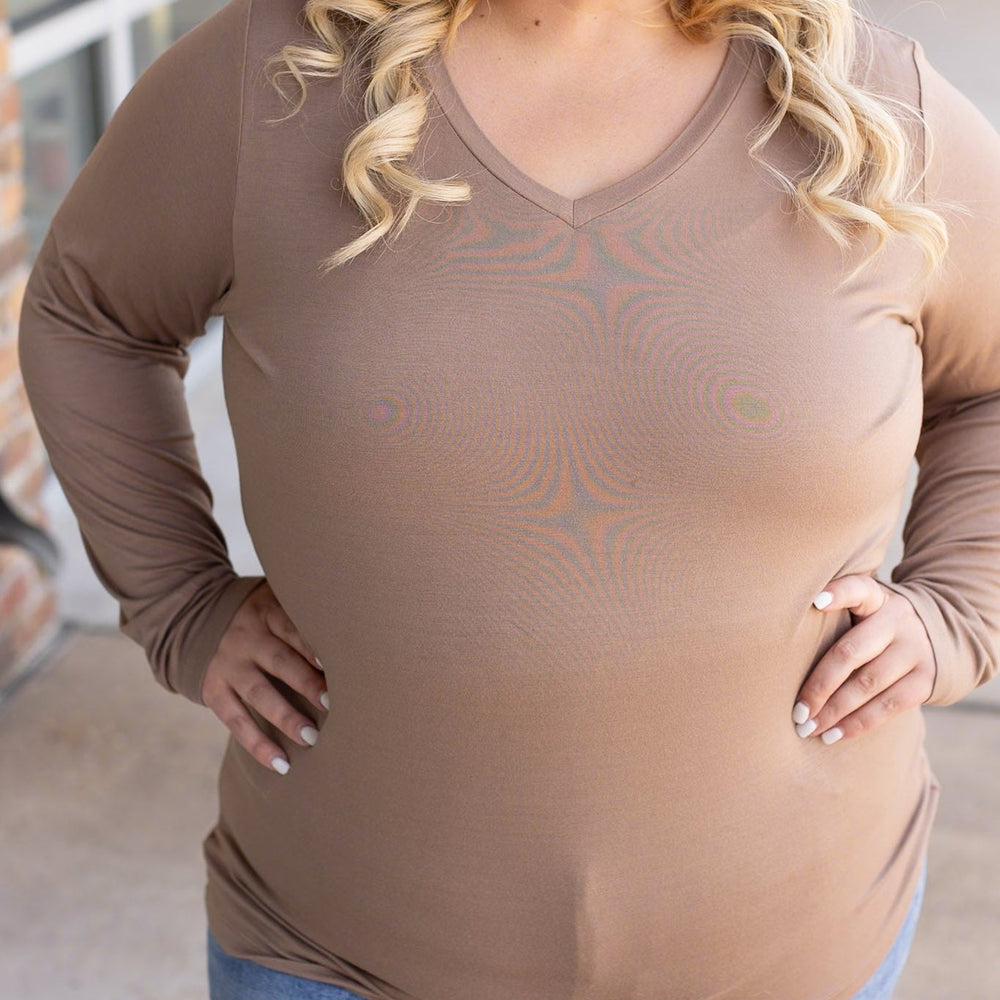 
                      
                        Larissa Long Sleeve - Mocha
                      
                    