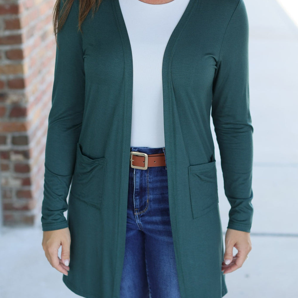 
                      
                        Classic Cardigan - Evergreen
                      
                    