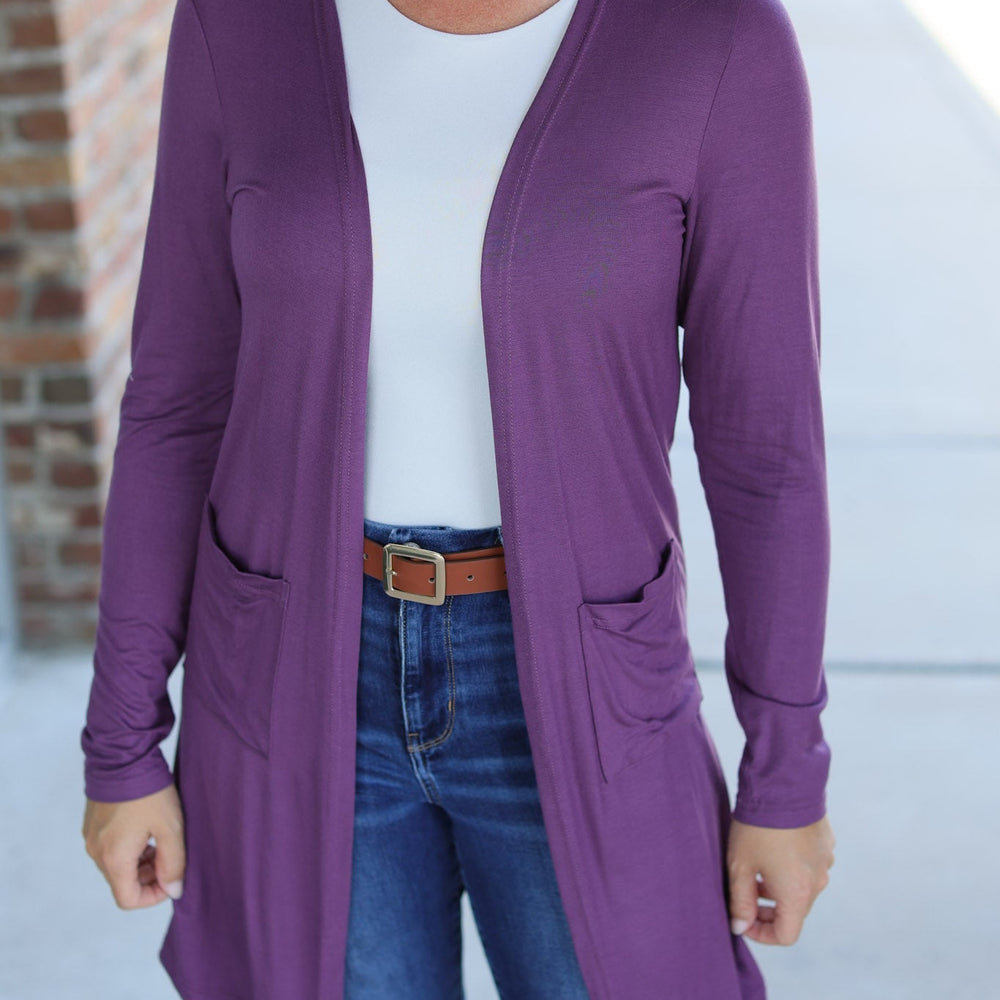 
                      
                        Classic Cardigan - Purple
                      
                    