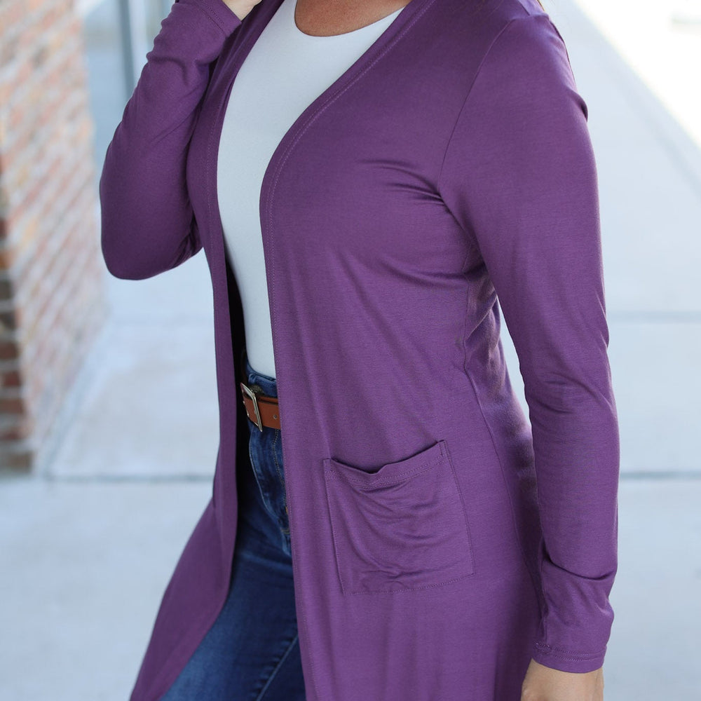 
                      
                        Classic Cardigan - Purple
                      
                    