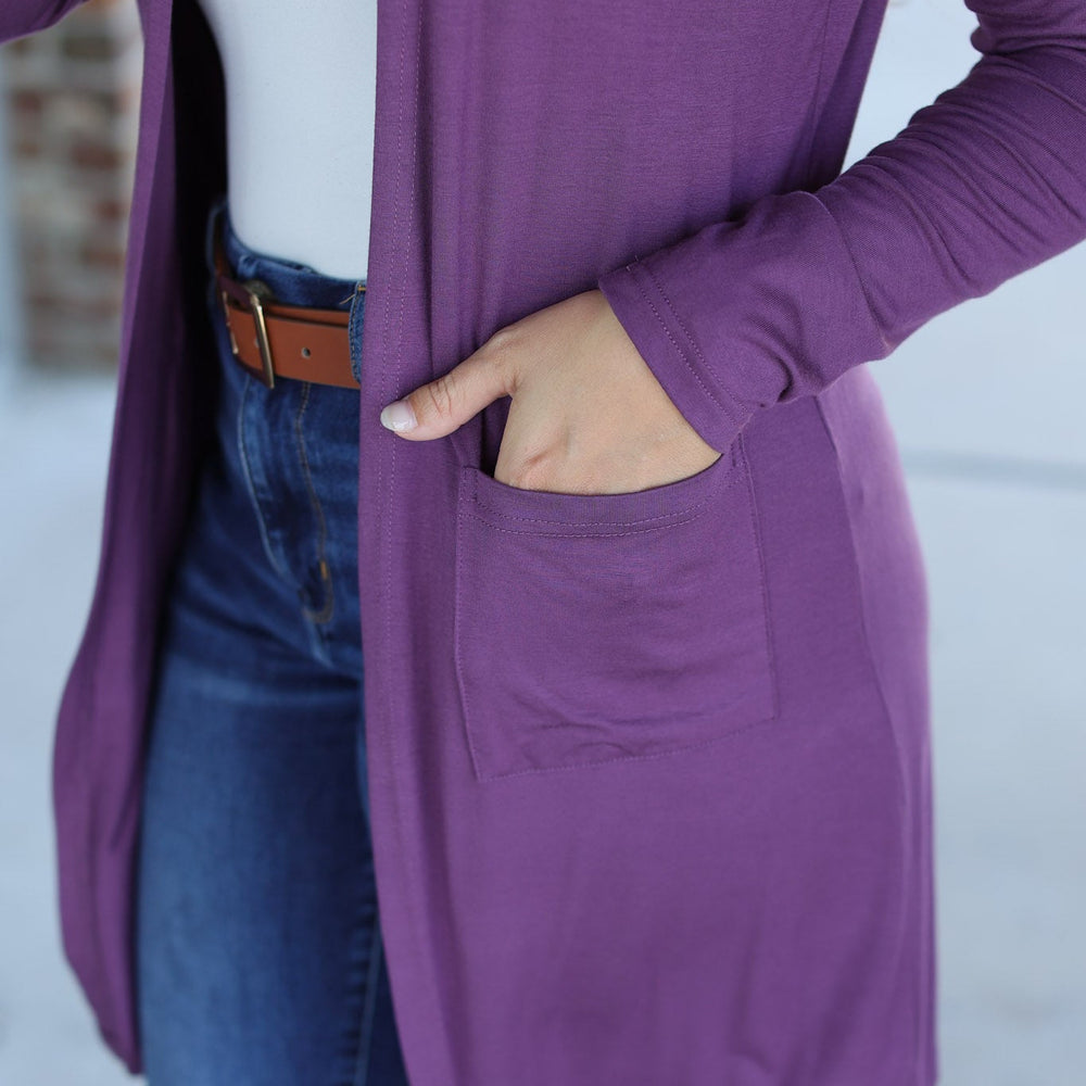 
                      
                        Classic Cardigan - Purple
                      
                    