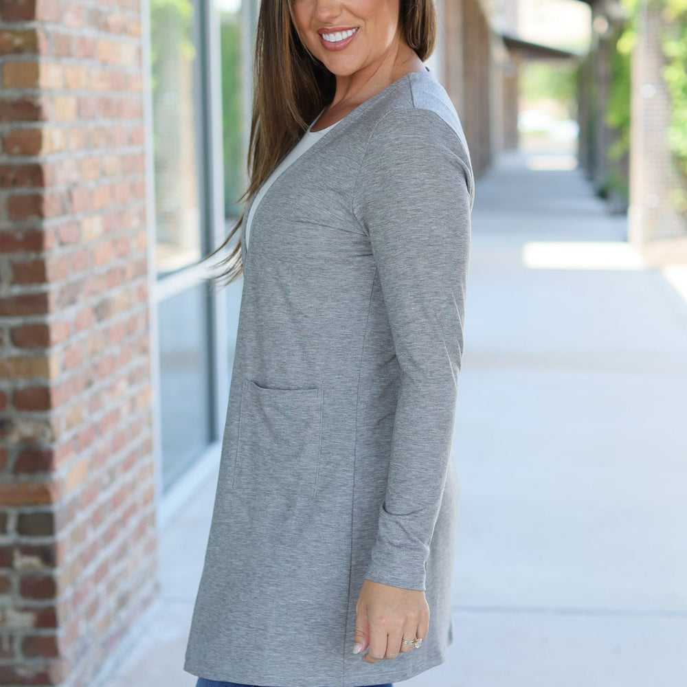 
                      
                        Classic Cardigan - Light Grey
                      
                    