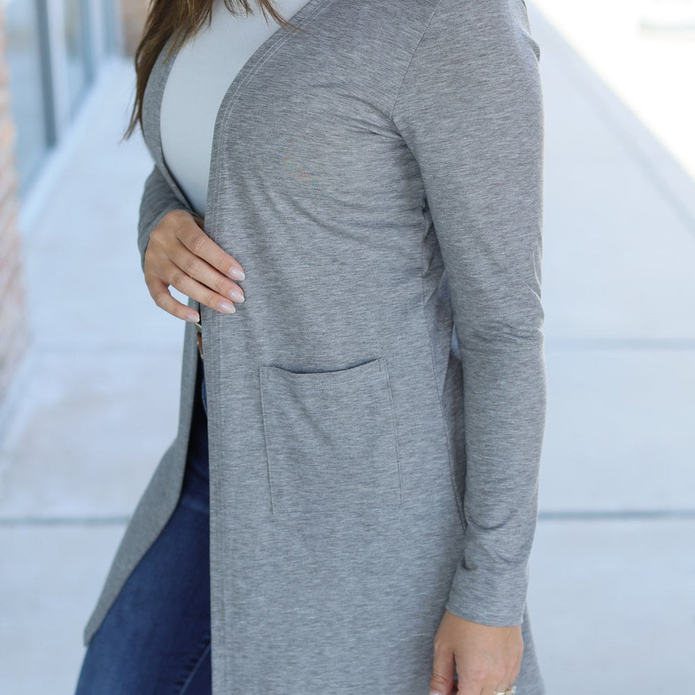 
                      
                        Classic Cardigan - Light Grey
                      
                    