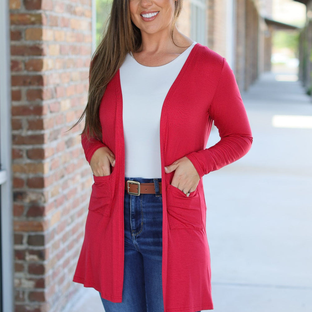 
                      
                        Classic Cardigan - Red
                      
                    