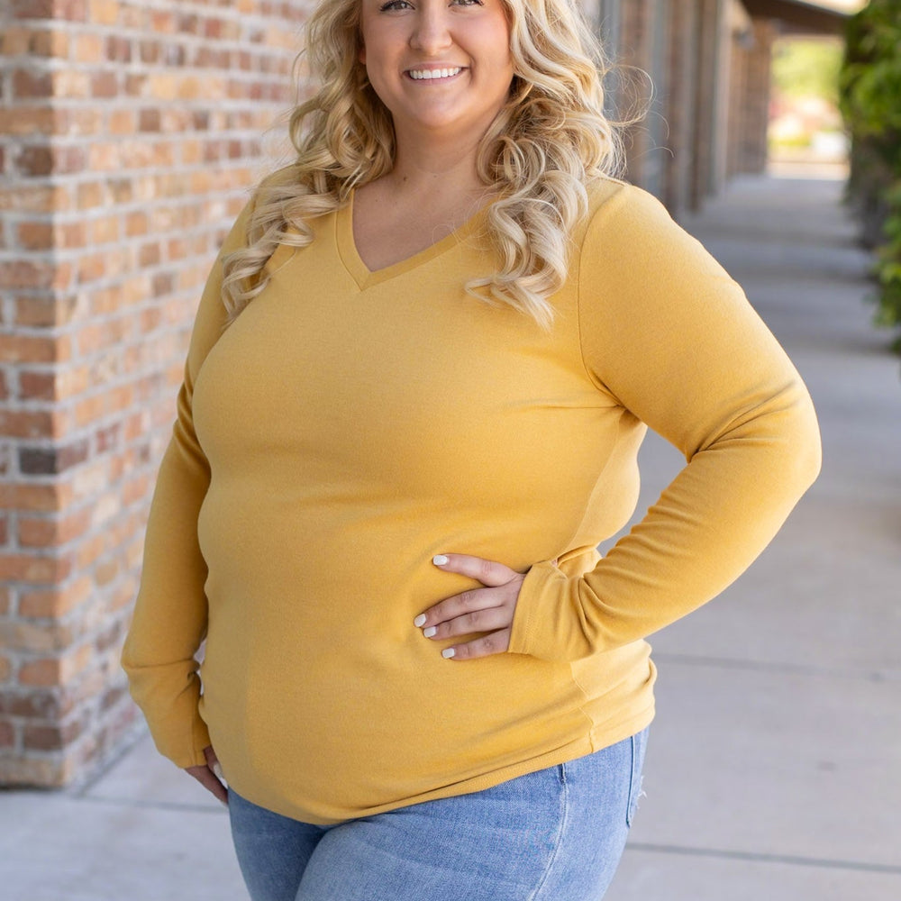 
                      
                        Leah Long Sleeve Top - Mustard
                      
                    