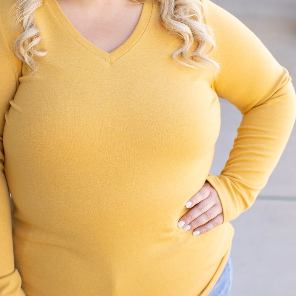 
                      
                        Leah Long Sleeve Top - Mustard
                      
                    