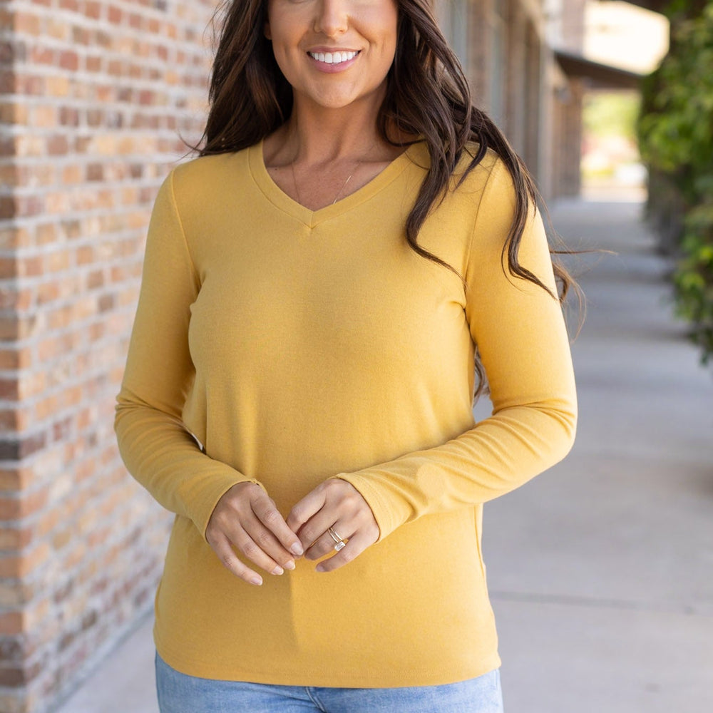 
                      
                        Leah Long Sleeve Top - Mustard
                      
                    