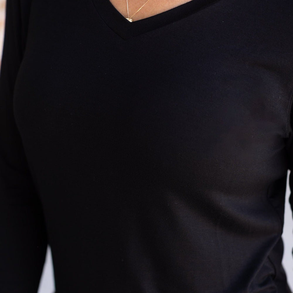 
                      
                        Larissa Long Sleeve - Black
                      
                    