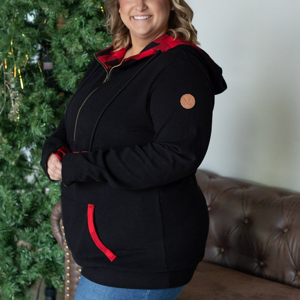 
                      
                        Avery Accent HalfZip Hoodie - Buffalo Plaid
                      
                    