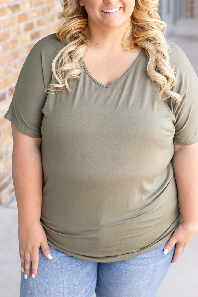 
                      
                        Chloe Cozy Tee - Olive
                      
                    