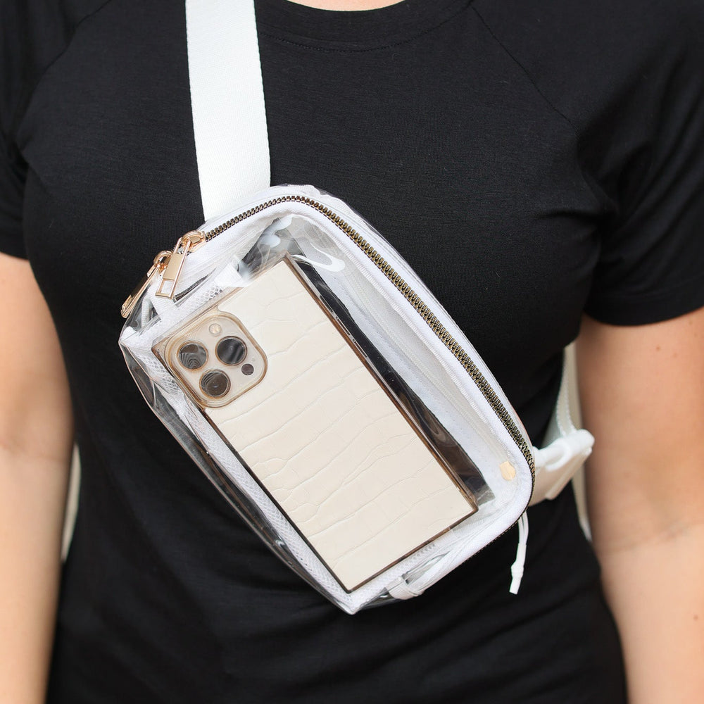 
                      
                        Clear Bum Bag - White
                      
                    