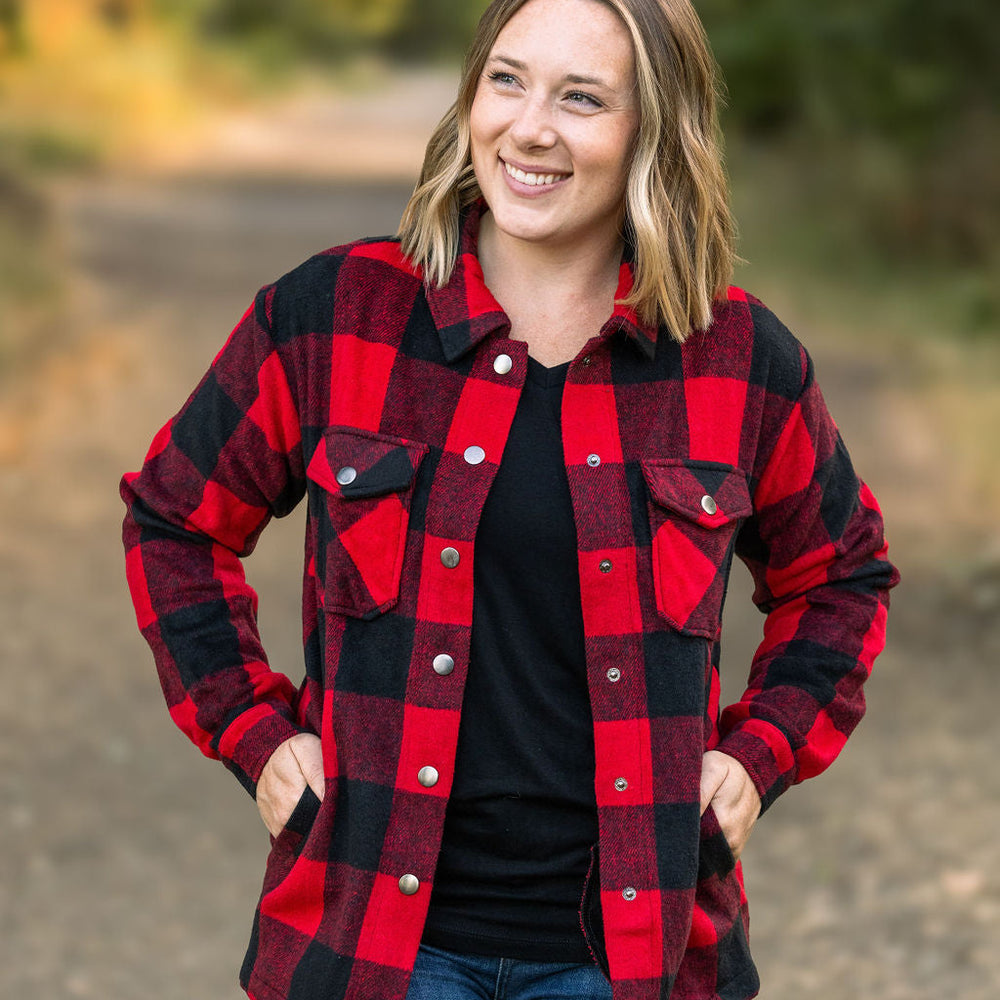 
                      
                        Norah Plaid Shacket - Buffalo Plaid
                      
                    