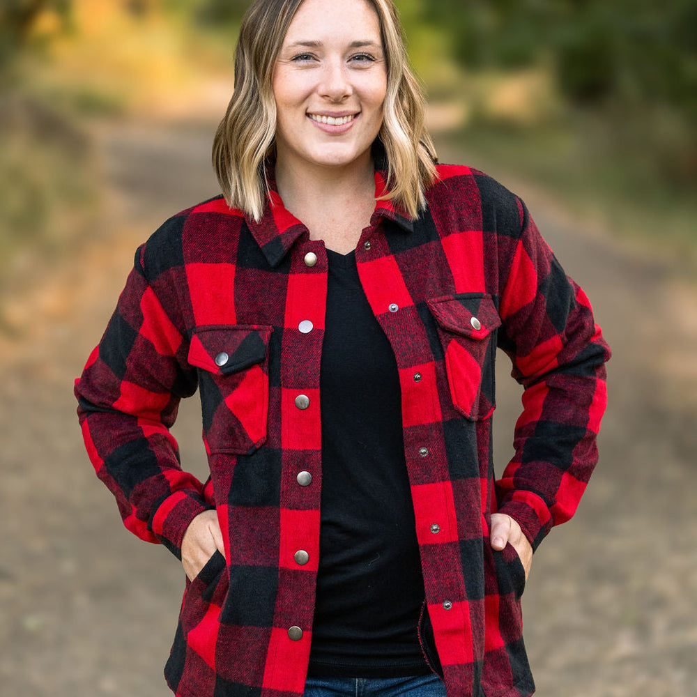 
                      
                        Norah Plaid Shacket - Buffalo Plaid
                      
                    