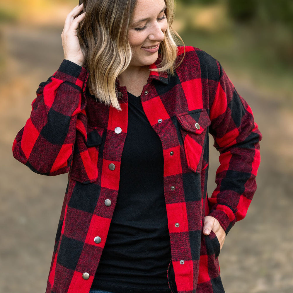 
                      
                        Norah Plaid Shacket - Buffalo Plaid
                      
                    