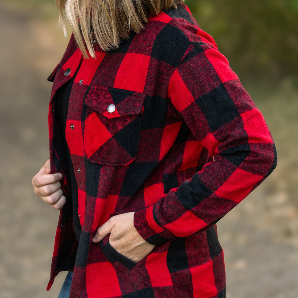 
                      
                        Norah Plaid Shacket - Buffalo Plaid
                      
                    