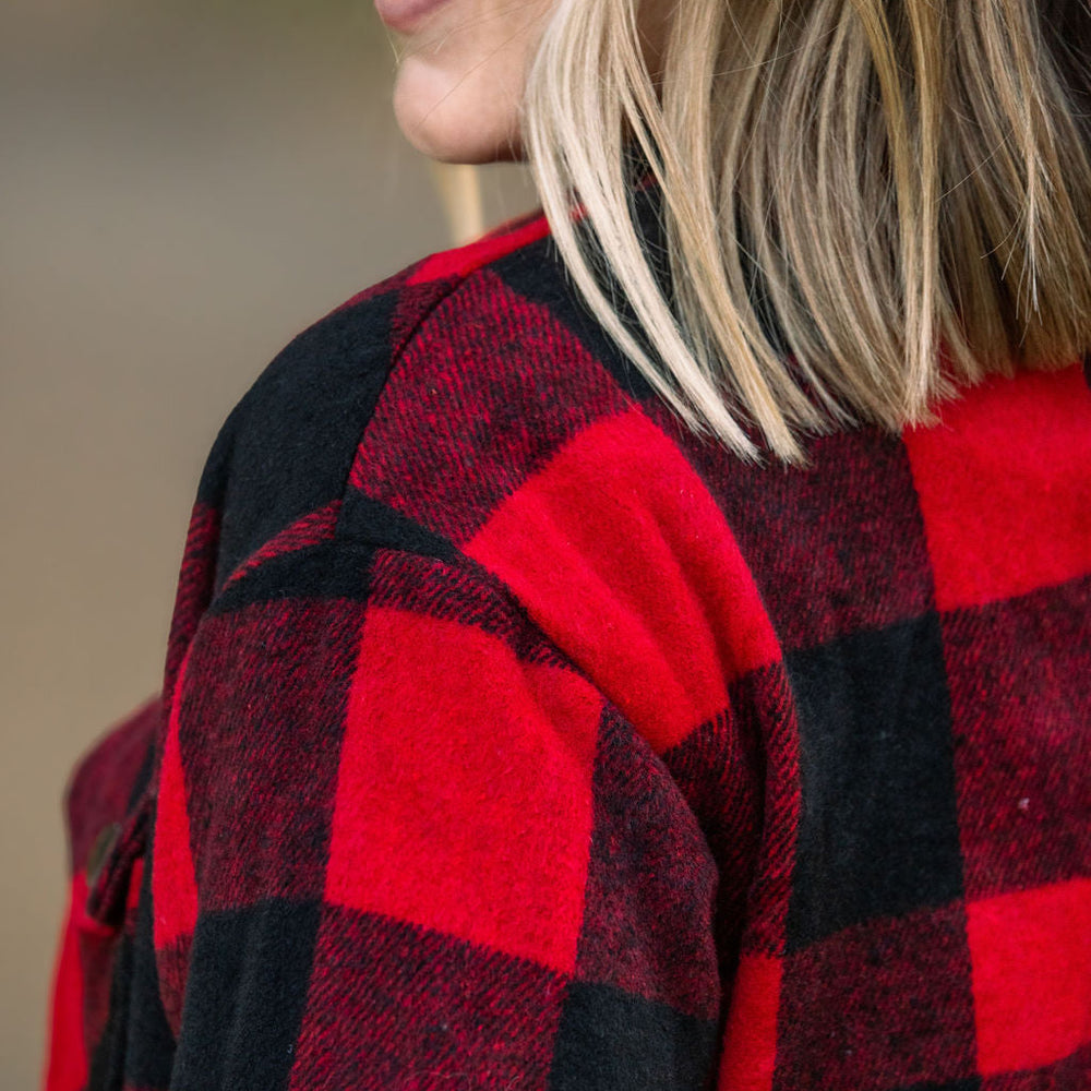 
                      
                        Norah Plaid Shacket - Buffalo Plaid
                      
                    