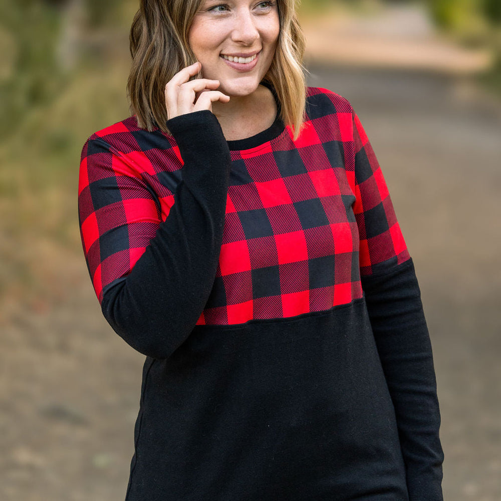 
                      
                        Natalie Pullover - Buffalo Plaid
                      
                    