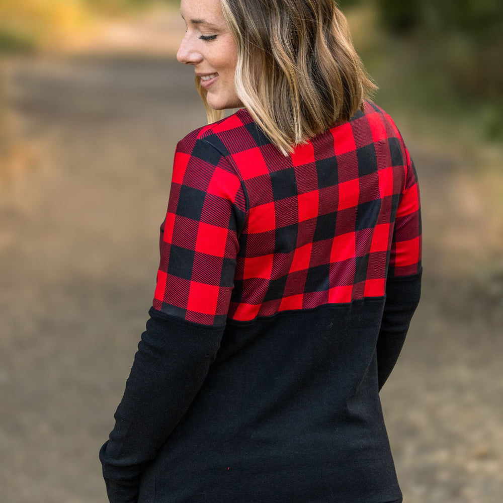 
                      
                        Natalie Pullover - Buffalo Plaid
                      
                    