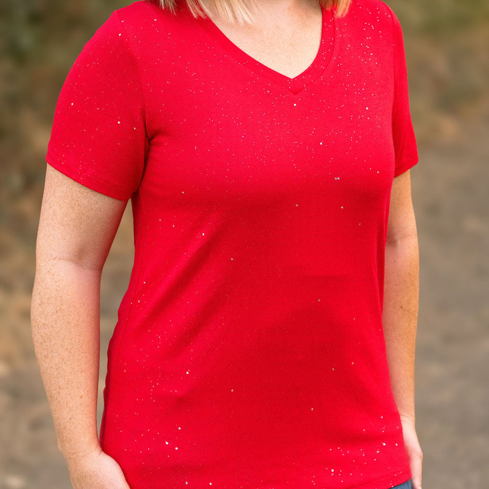 
                      
                        Olivia Tee - Red Sparkle
                      
                    