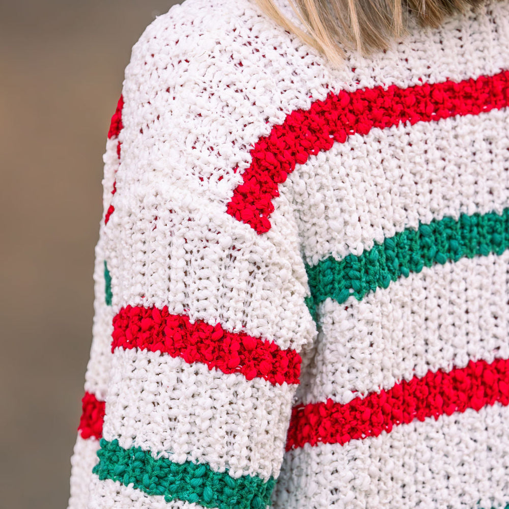 
                      
                        Christmas Stripe Cardigan
                      
                    