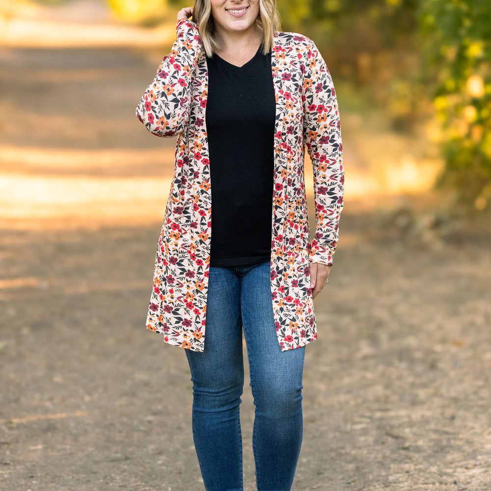 
                      
                        Classic Cardigan - Red Floral
                      
                    