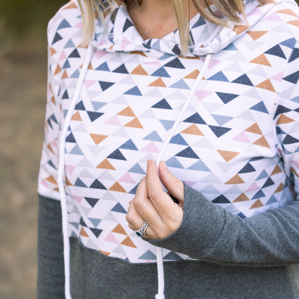 
                      
                        Hailey Pullover Hoodie - Geometric and Charcoal
                      
                    