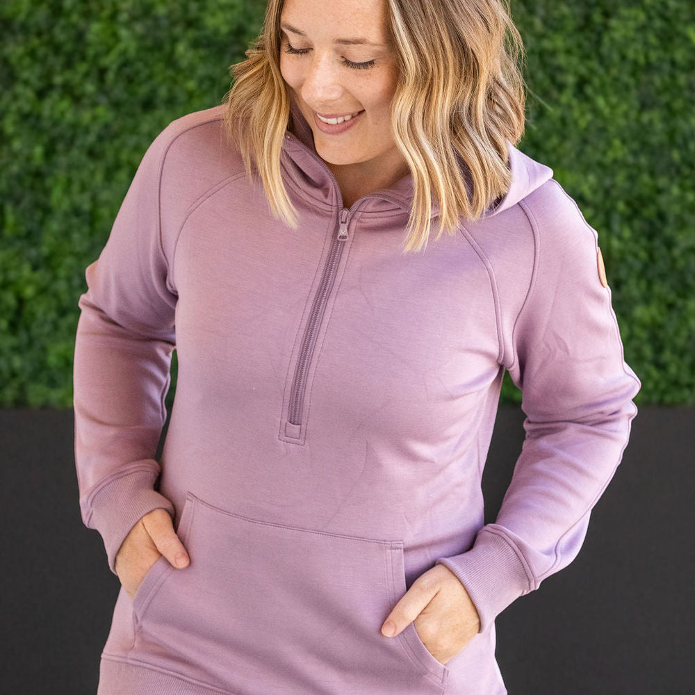 
                      
                        Scuba HalfZip Hoodie - Lavender
                      
                    