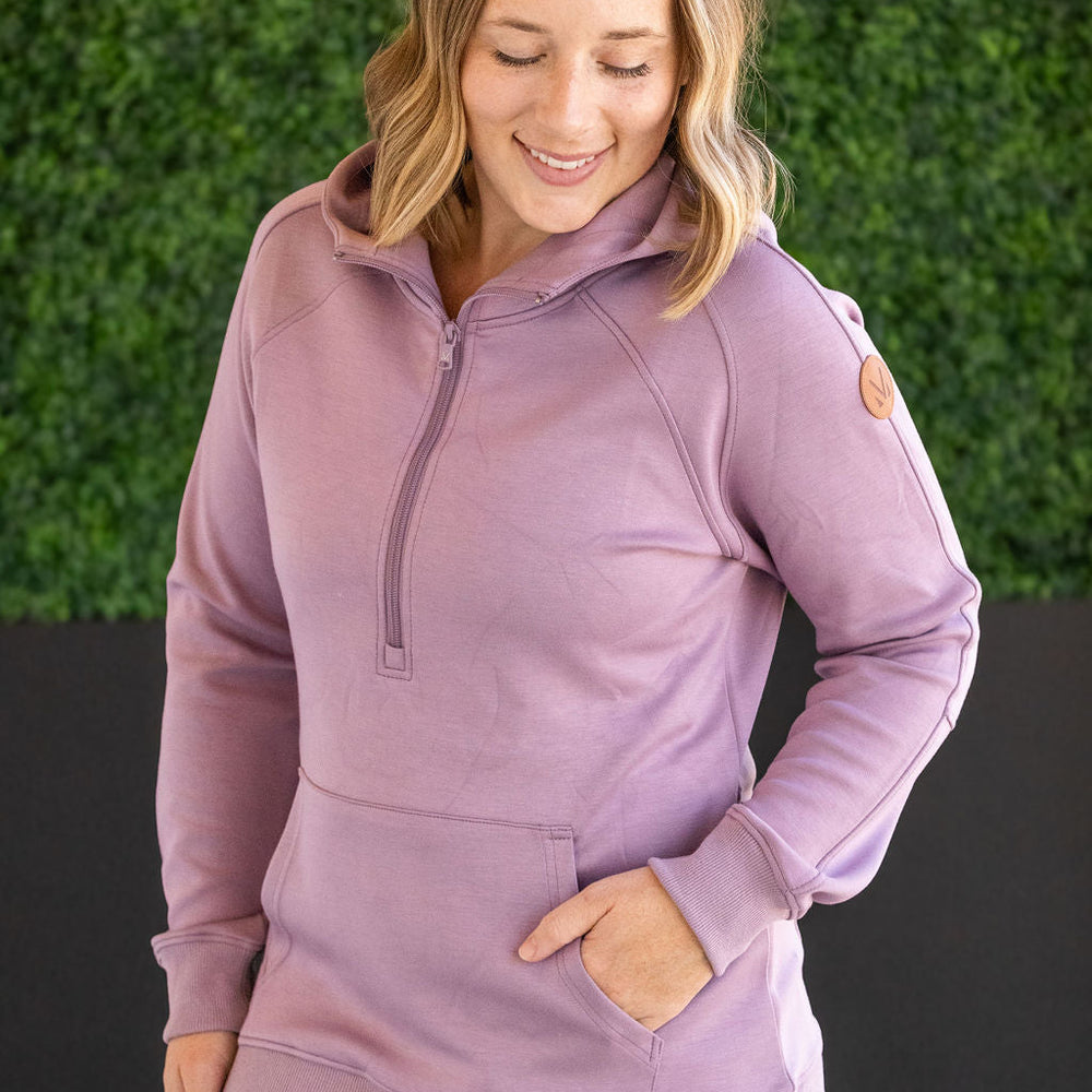 
                      
                        Scuba HalfZip Hoodie - Lavender
                      
                    