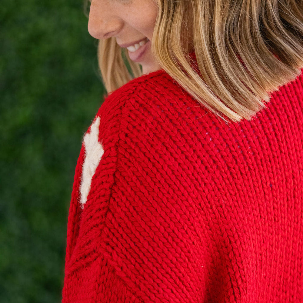 
                      
                        Snowflake Cardigan - Red
                      
                    