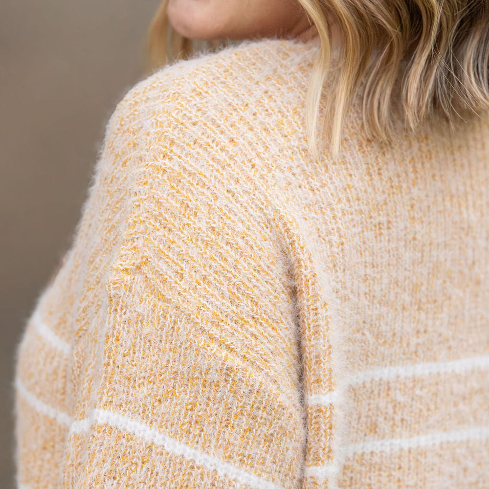 
                      
                        Cozy Striped Sweater - Mustard
                      
                    