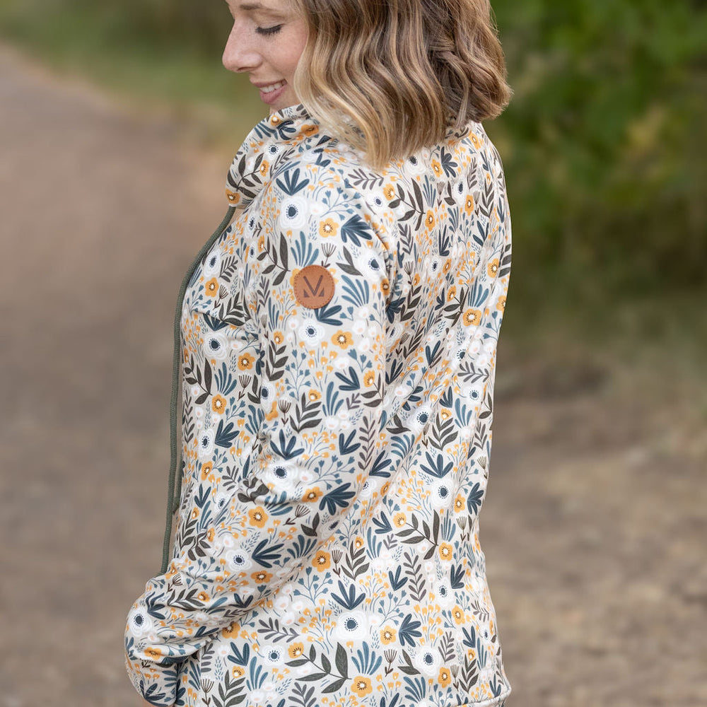 
                      
                        Soft Funnel Neck - Boho Olive Floral
                      
                    