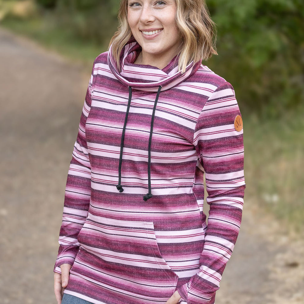 
                      
                        Soft Funnel Neck - Berry Serape
                      
                    