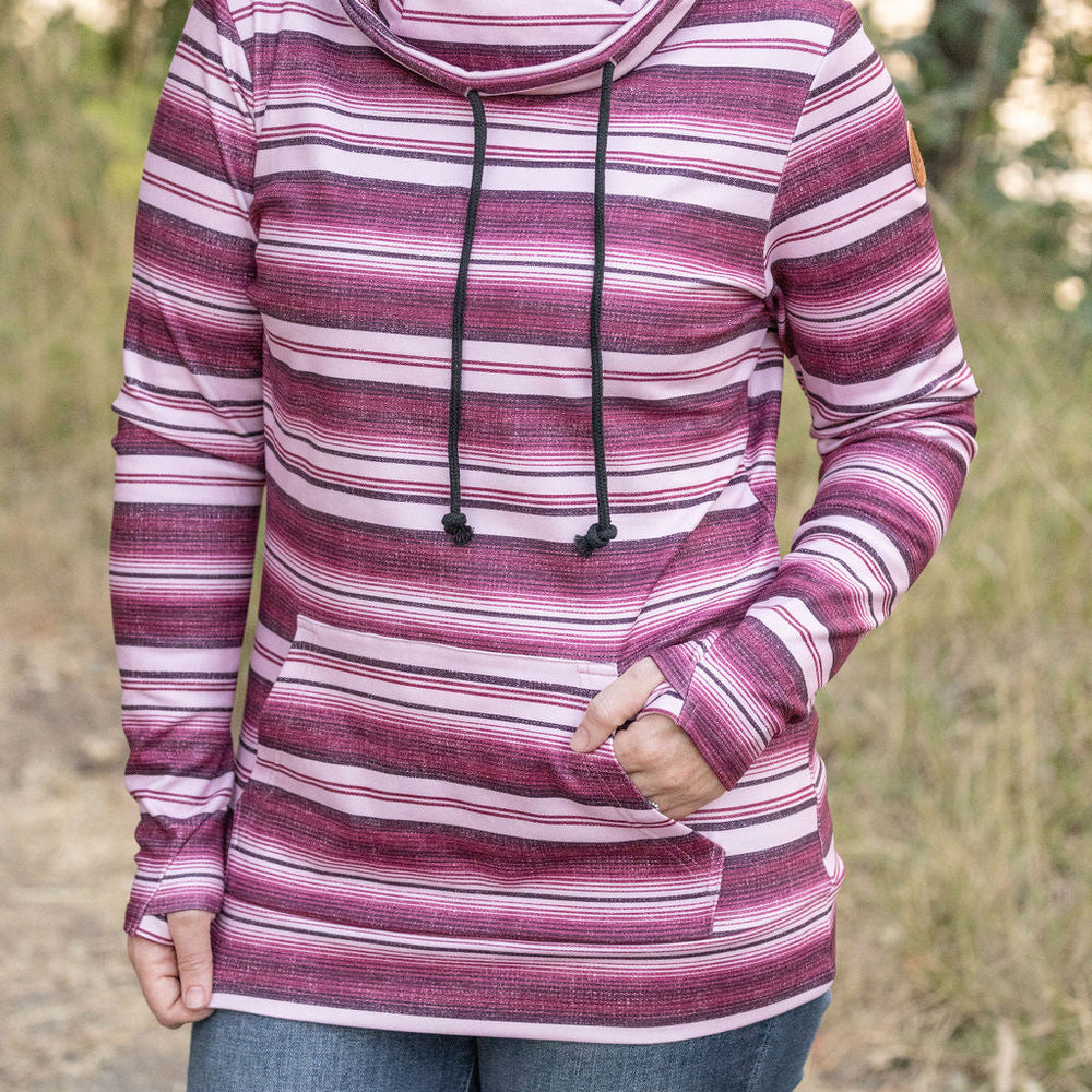 
                      
                        Soft Funnel Neck - Berry Serape
                      
                    